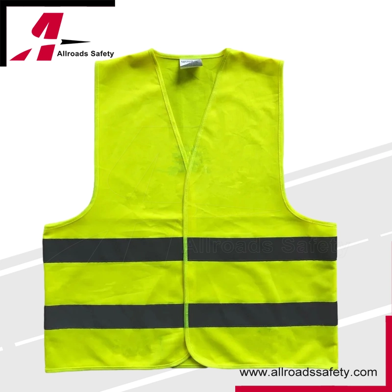 Protección impermeable reflectante Chaleco de seguridad de tráfico de alta visibilidad