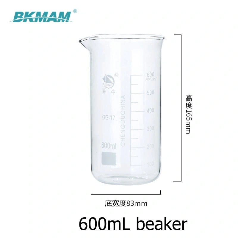 100 Ml Beaker Borosilicate 3.3 Heat Resistance 1000ml Beaker with Wholesale Price