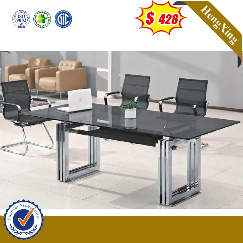 Glass&Stainless Veneer New Products Office Furniture (NS-GD059)