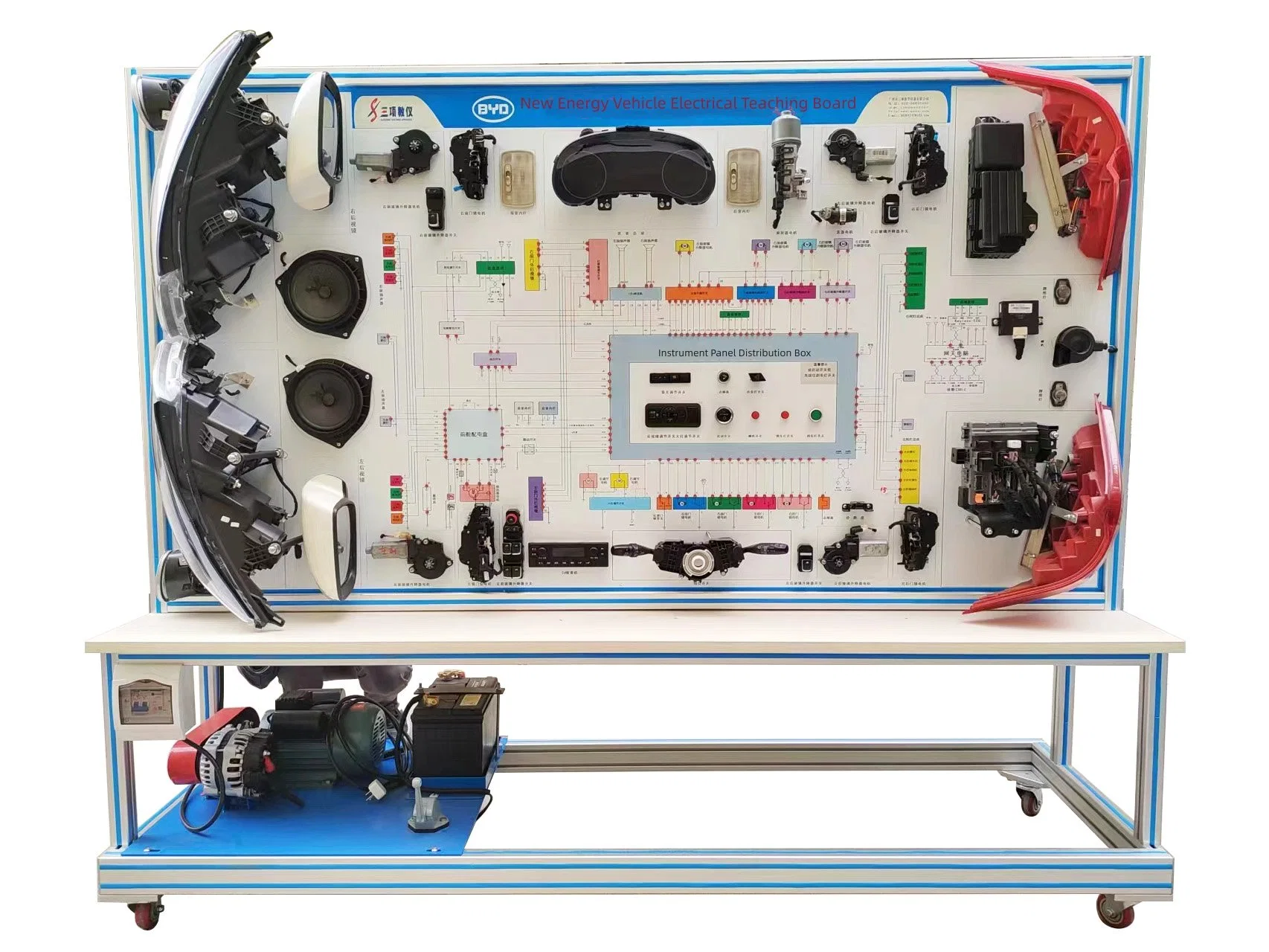 Carrera Auto Electrical Schematic Board Educational Equipment for College