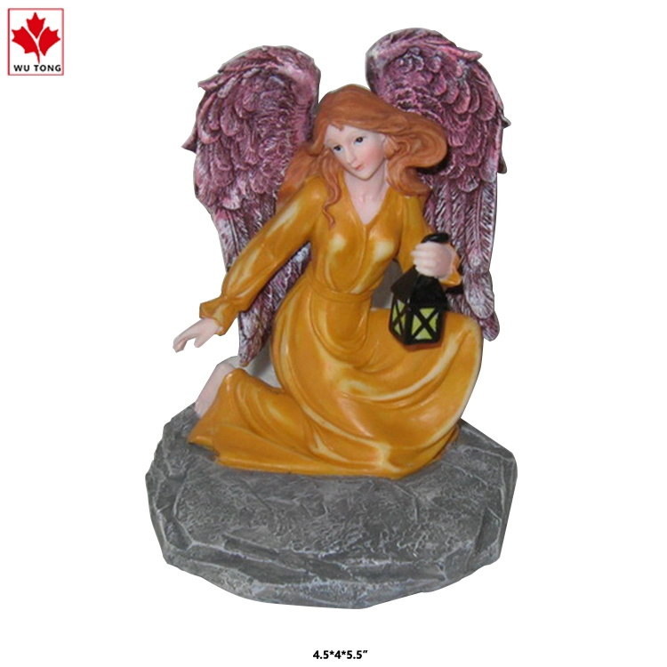 Resin Figurine Archangel Raphael Holy Figurine Religious Angel Rafael Statue Decoration