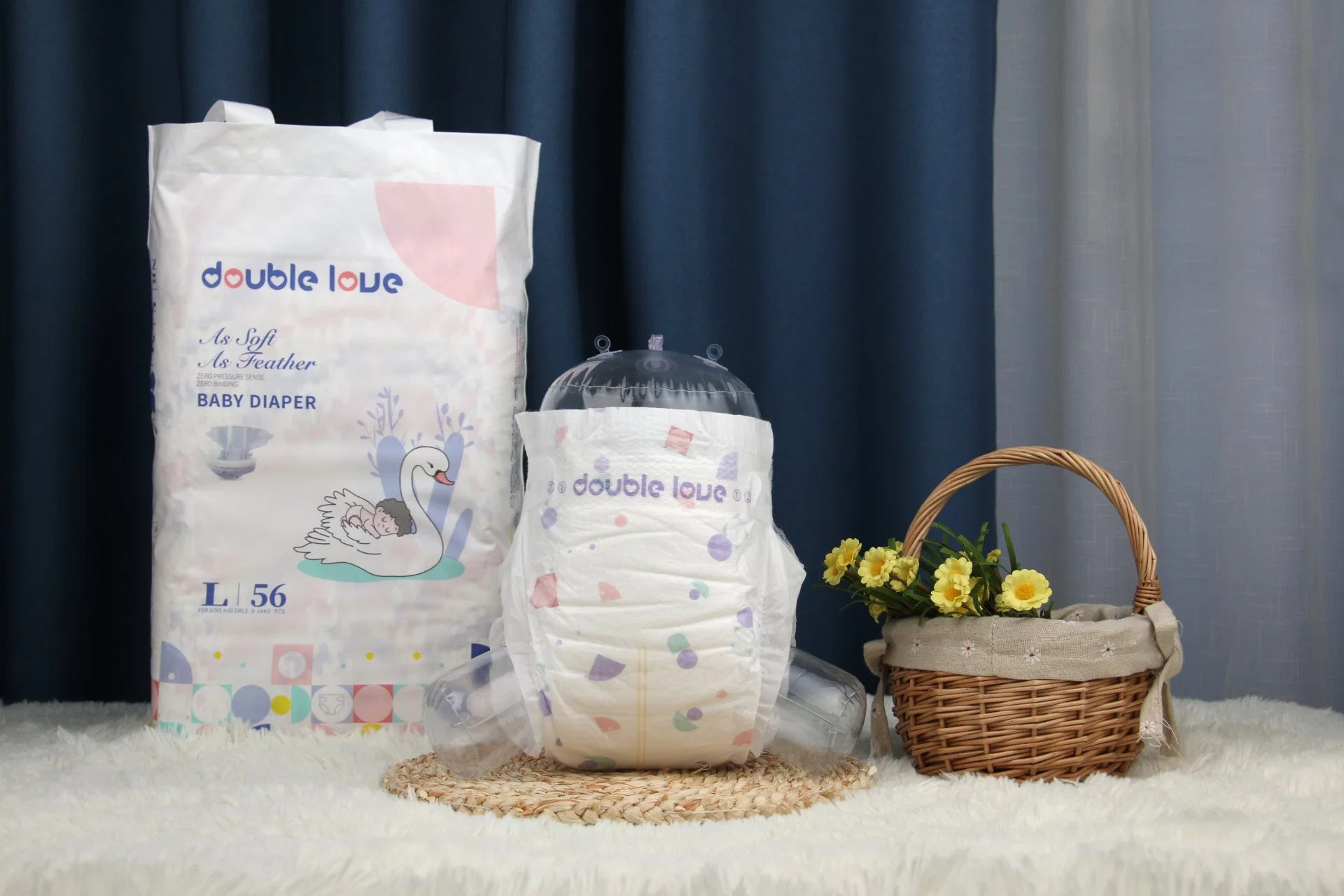Hot Sell Soft Surface Baby Diaper with High Absorbency