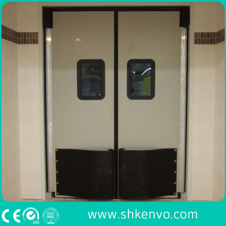 Commercial Steel Restaurant Double Acting Impact Traffic Doors