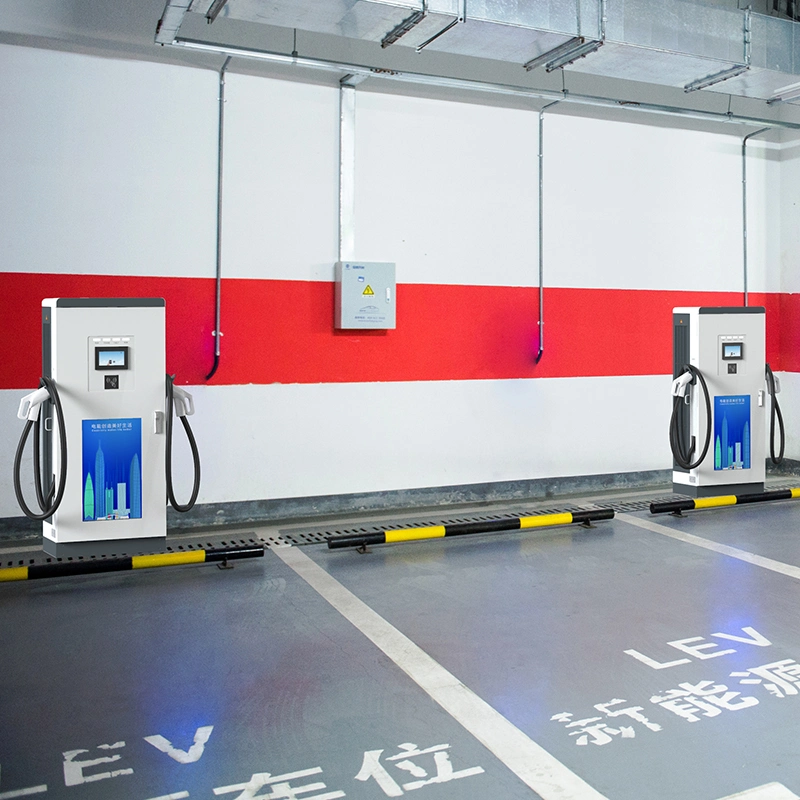 Ocpp 30KW DC EV rápido da Estação de Carregamento Ground-Mounted Norma Europeia