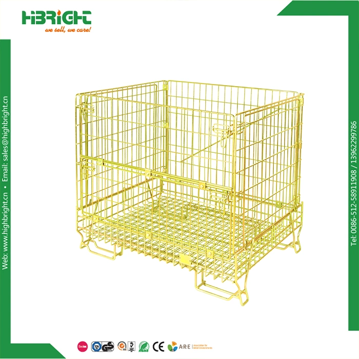 Wire Mesh Euro Pallet Box Cage Container