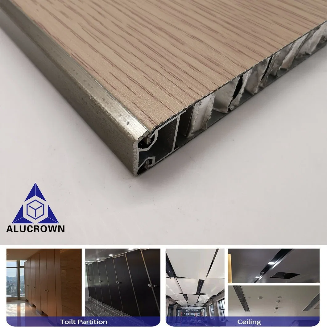 Marine HPL Laminated Aluminum Honeycomb Composite Sandwich Pane