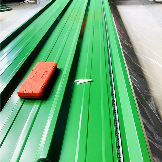 Cheap Prepainted Colored Galvanized Roofing Sheet PPGI Corrugated Steel Sheet