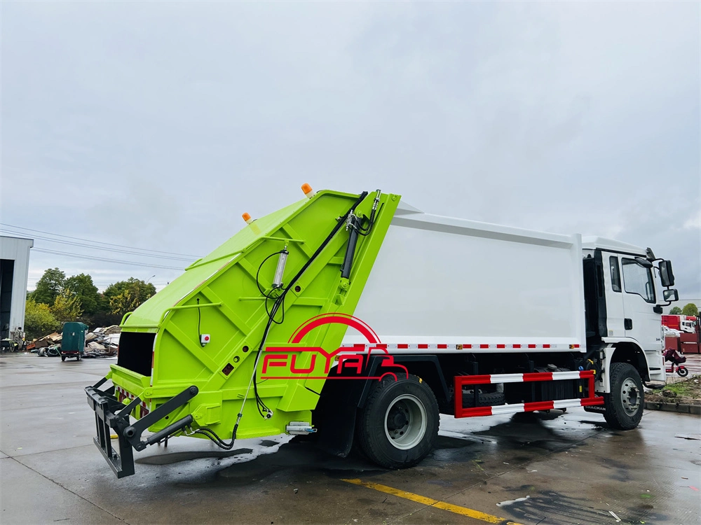 Rhd 4X2 12 Cubic Meters 12m3 12ton or 12 Ton Rear Load Garbage Truck