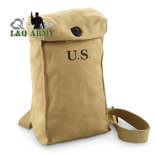 Wwii Us Army Thompson Canvas Magazine Bag, Tactical Molle Pouch