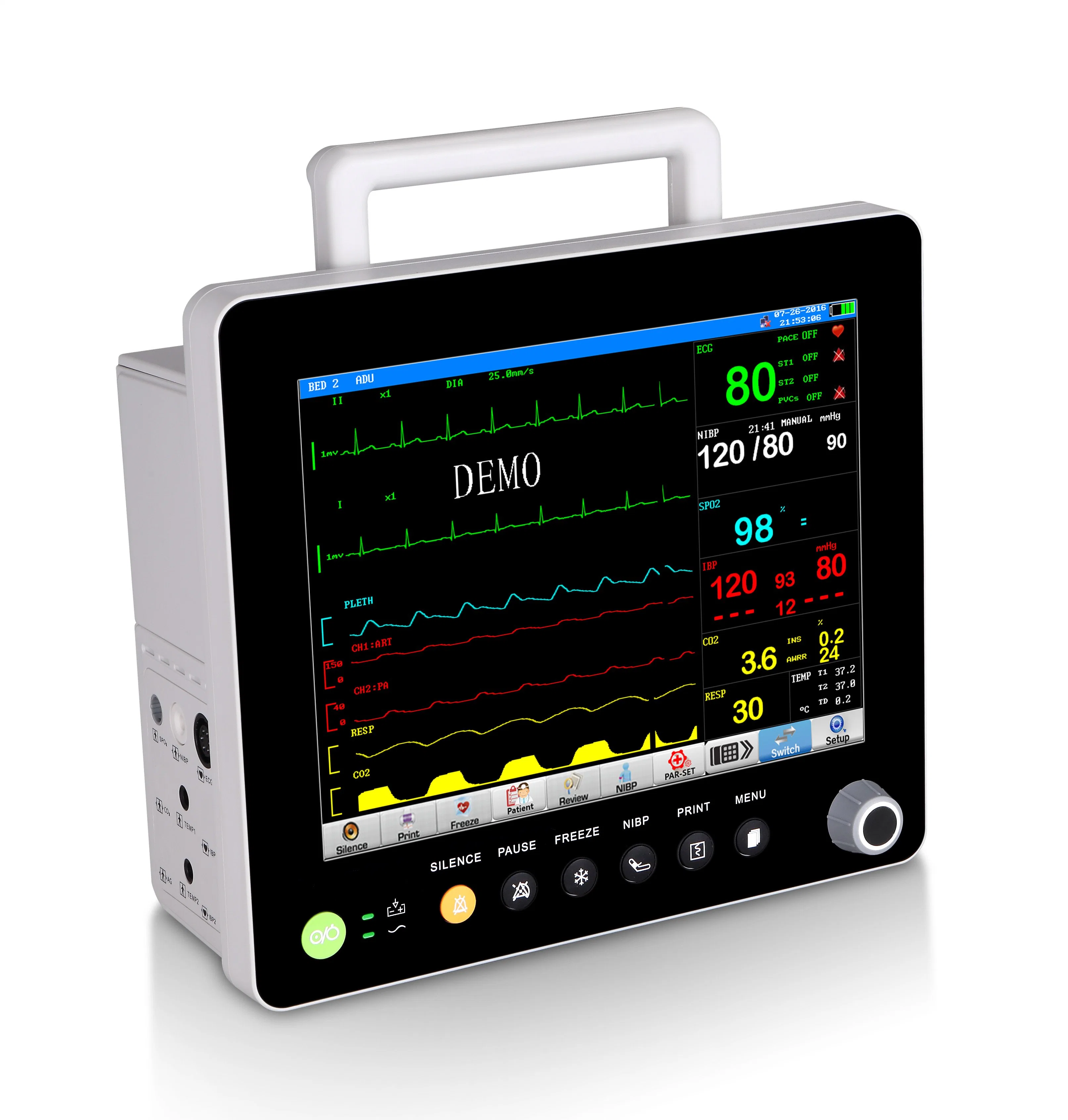 Handheld Patient Monitor Cheap Price Rsd7000 Rainbow Patient Monitor