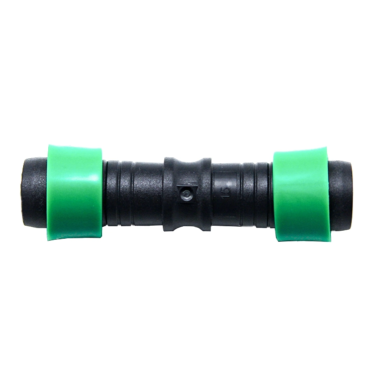 Plastic Irrigation Hose Connector Drip Tape Lock Coupling