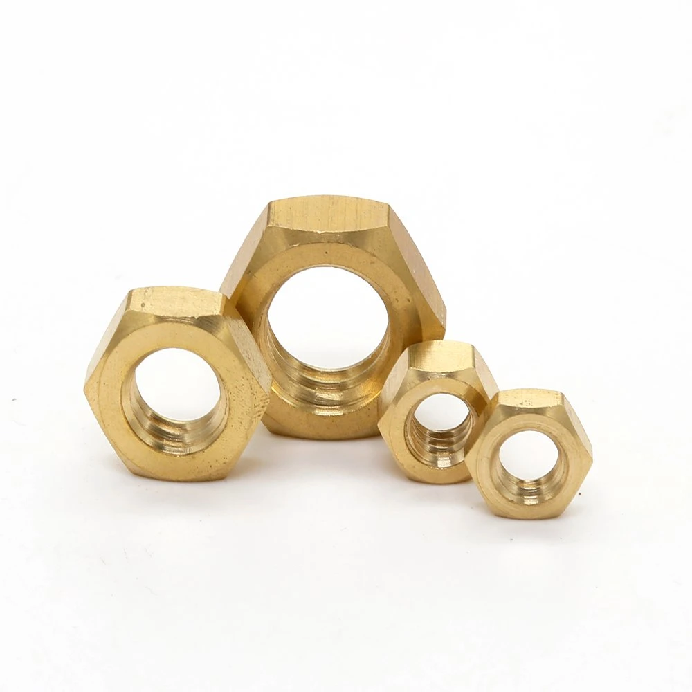 M8 ASME18.2.2 Jam Nut Brass Yellow Phosphor Bronze Thin Hex Nut