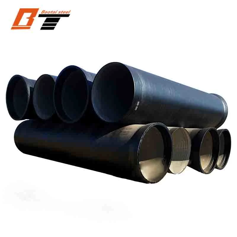 ISO2531 100mm K9 En545 En598 C25 C30 C40 Grade Centrifugal Ductile Iron Pipe