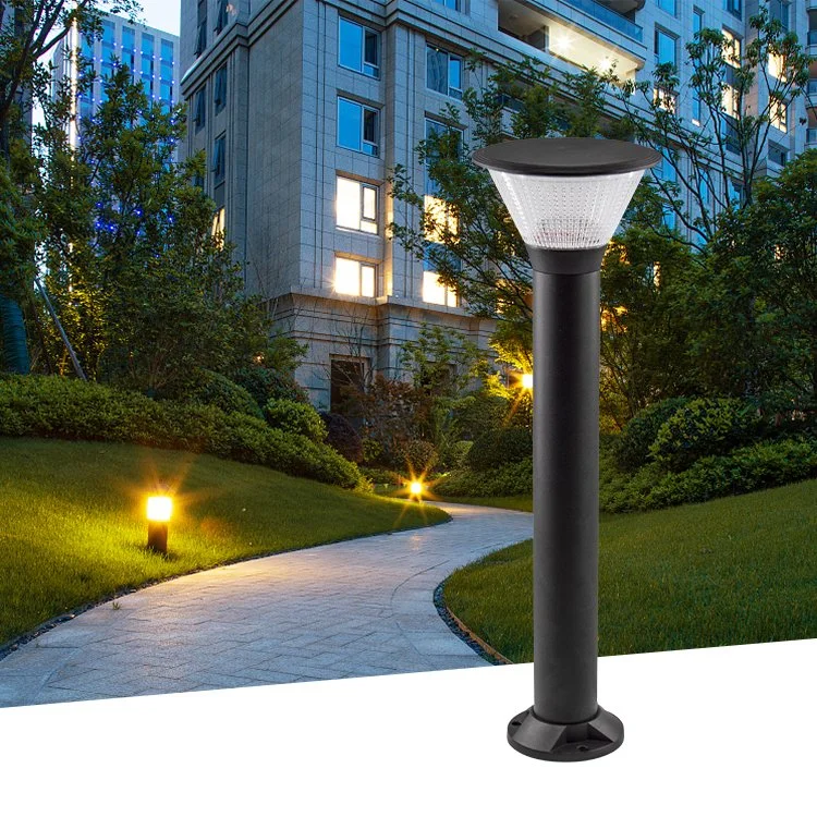 Classic Pathway Aluminum with Acrylic Decorative 6W 9W 12W LED Garden Pathway Light Bollard