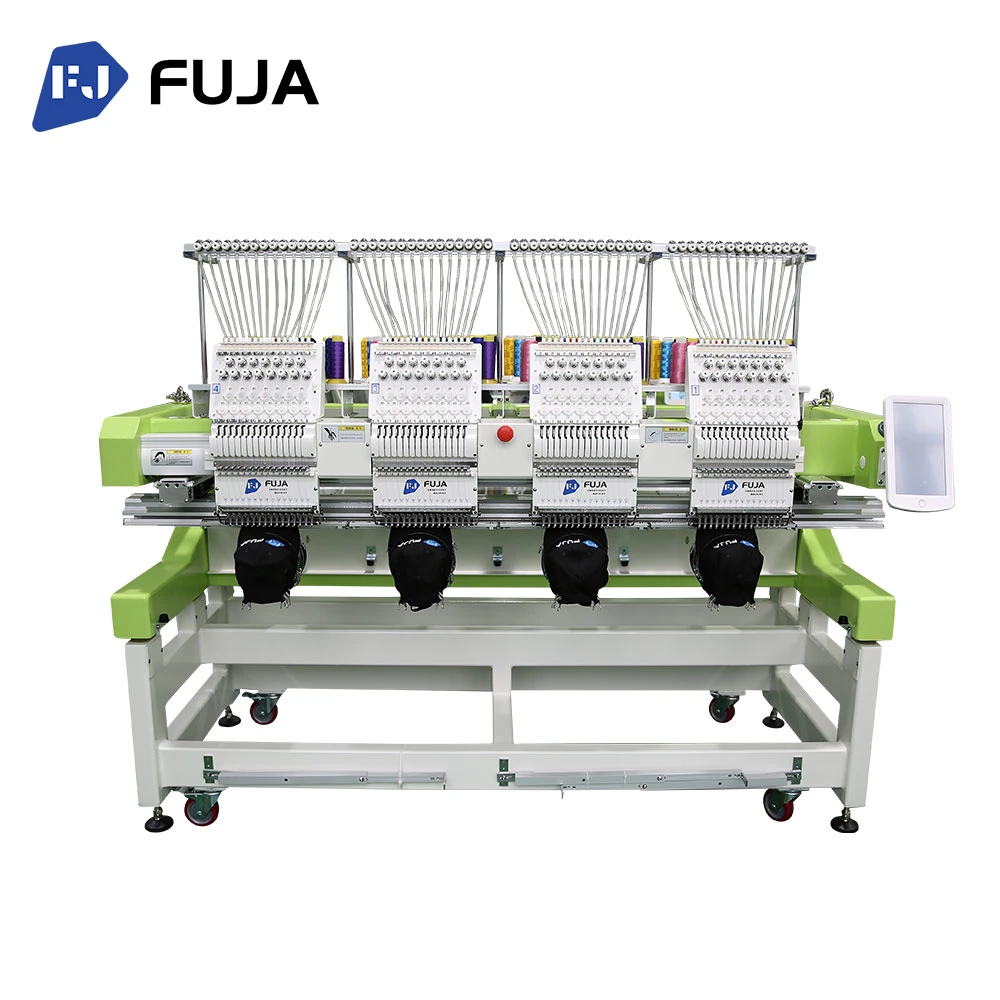 Multi Head Industrial Embroidery Machinery with Touch Screen Computer Sewing Machine