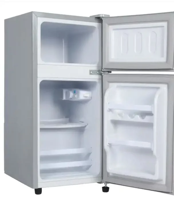 86L refrigerador de doble puerta con gas y congelador combinado y. Nevera