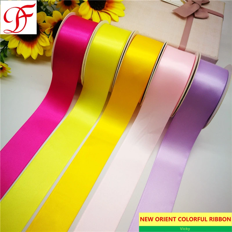 Polyester Grosgrain Sheer Organza Satin Edge Double Face Satin Ribbon Gingham Petersham Taffeta Ribbon Present/Gift for Christmas Gift Box/Wrapping