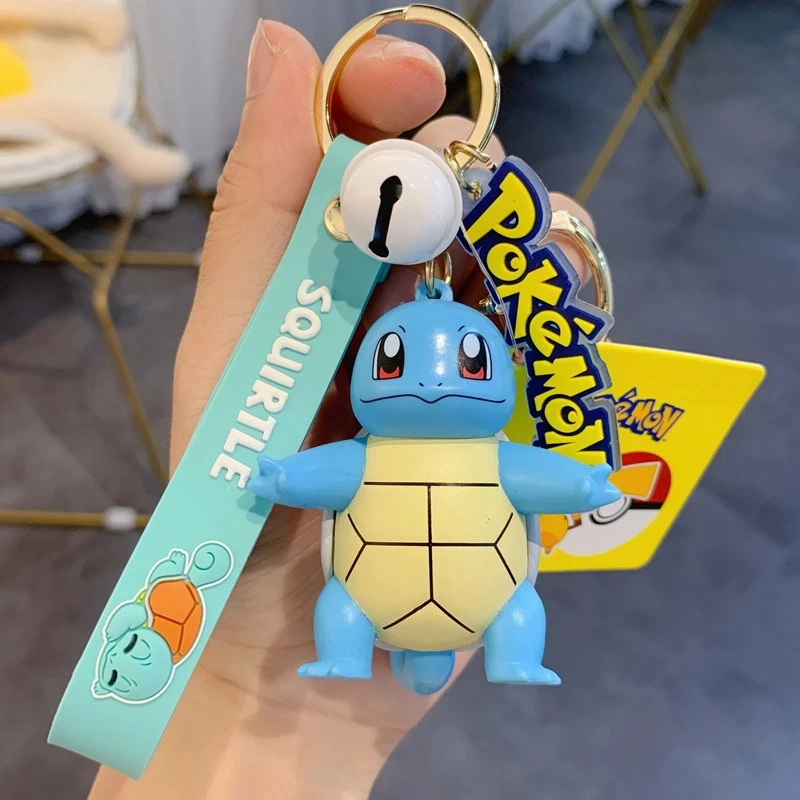 3D Soft Rubber in Stock Promotional Price Keyrings Pokemon Cute Silicone China Wholesale/Supplier High quality/High cost performance  Keychain for Souvnier Gift