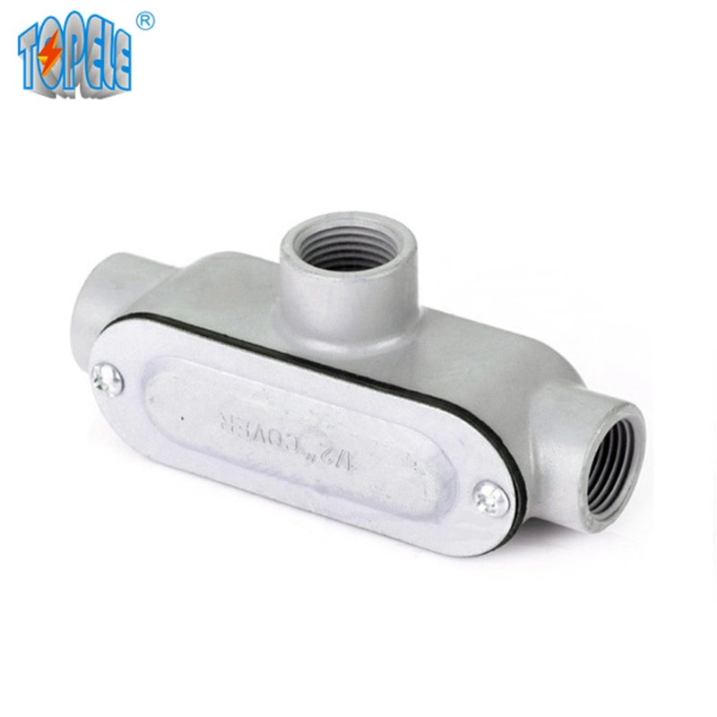 T Threaded Rigid Aluminum Conduit Body &#160; with Cover