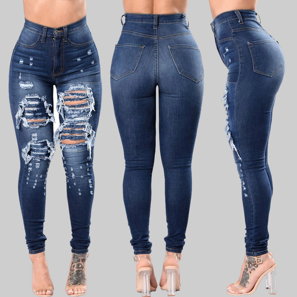 Eaby Hot Sale Ladies Comfortable Wholesale Jean