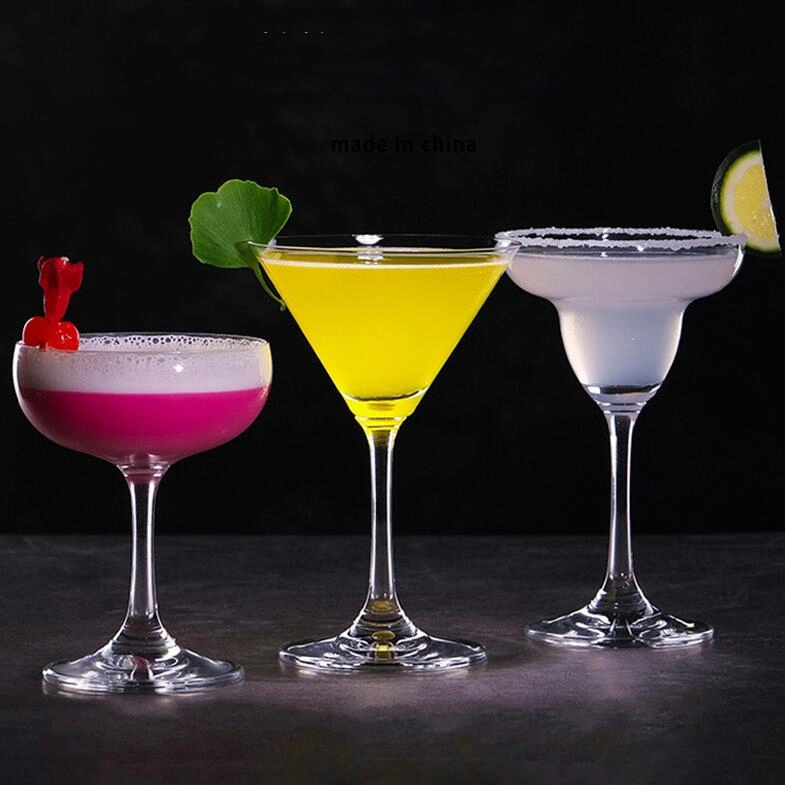 Martini copo de vinho Cup Margarita Triângulo de vidro vidro cocktails