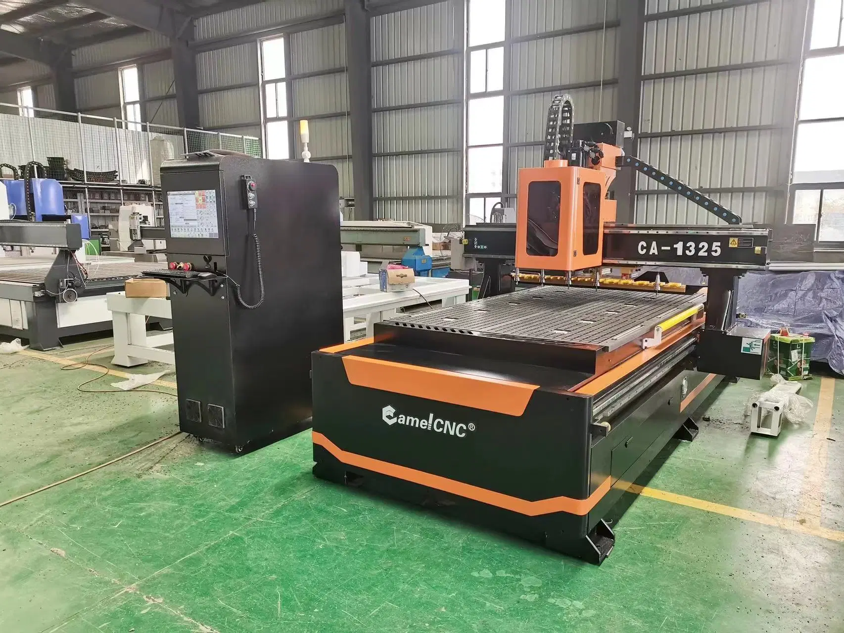 Ca-1325 1530 Router CNC lineal MDF Cambiador automático de la Carpintería CNC ATC de instrumentos de la línea de producción de muebles