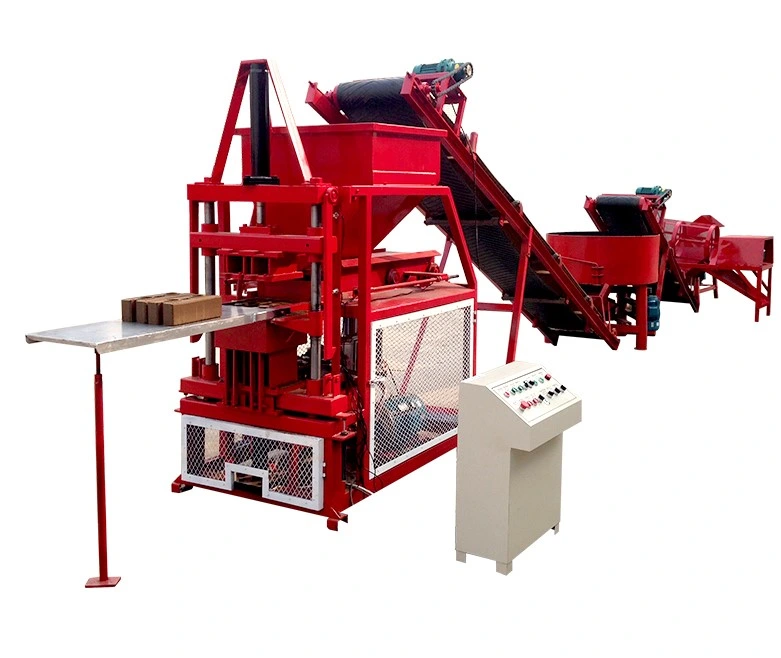 New Technology Automatic Logo Press Rotary Clay Brick Making machine