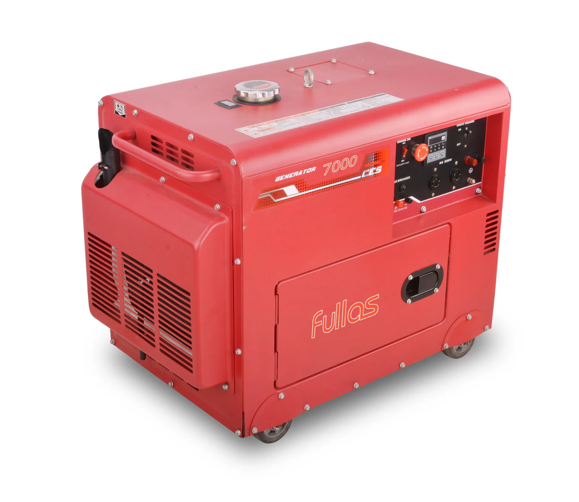 FPD7000CES 60Hz Rated Power 6.0KW Portable Industrial Silent Electric Start Diesel Silent Generator Powered by FP192FE