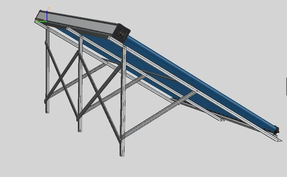 150L Evacuated Tube Solar Collector with Solar Absorber Tube