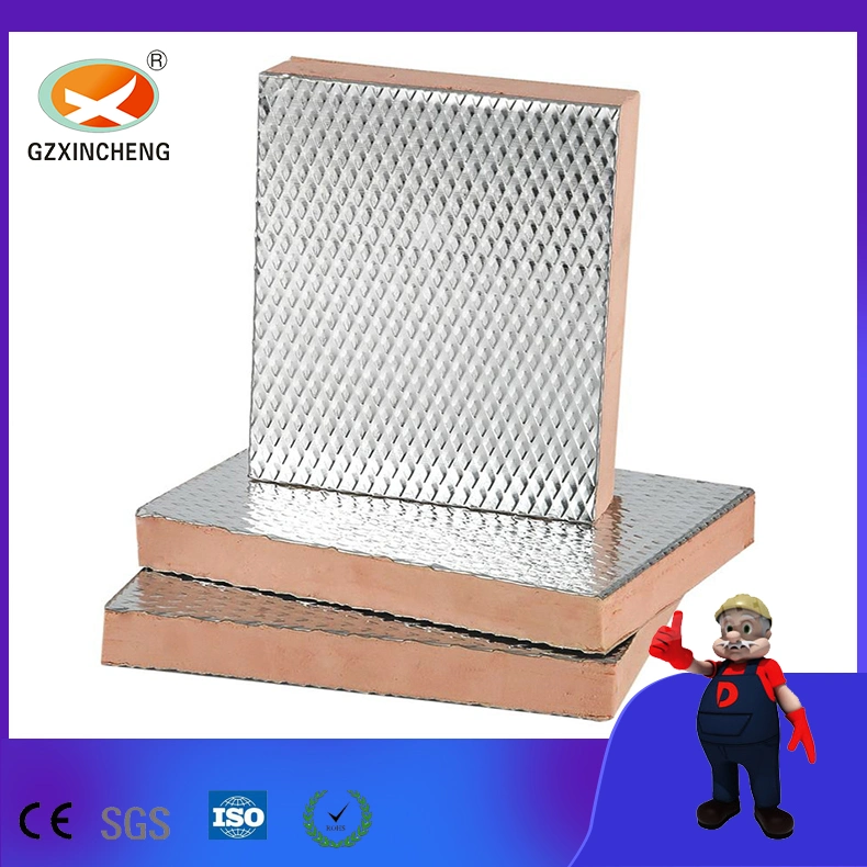 Fireproof Phenolic Foam Heat-Insulated Duct Board with Aluminum Foil