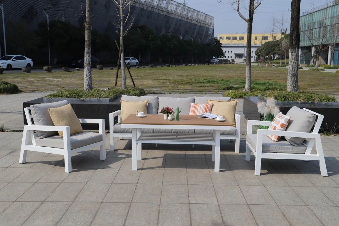 All Weather Garden Furniture Outdoor Converstaion Sofa Set Leisure Patio Aluminum Furniture