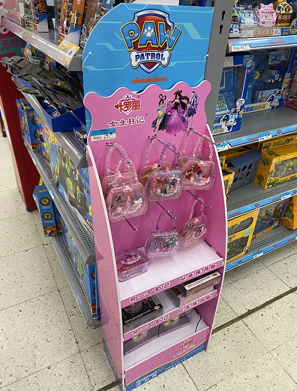 Candy Cartoon Image Display Rack verwendet im Supermarkt für die Förderung, Mode-Design Snack-Stand