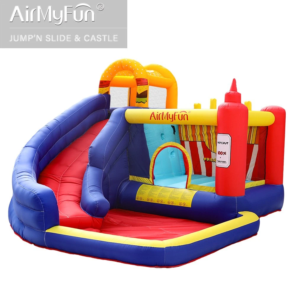 Inflatable Trampoline Large Children's Playground Equipment Large Trampoline Park Inflatable Castle Big Slide