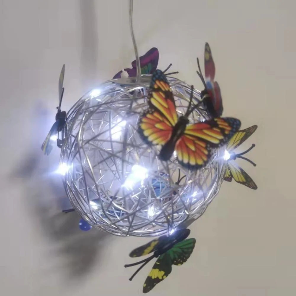 Waterproof Butterfly Ball Solar Light Garden Decorative Outdoor Ci21881