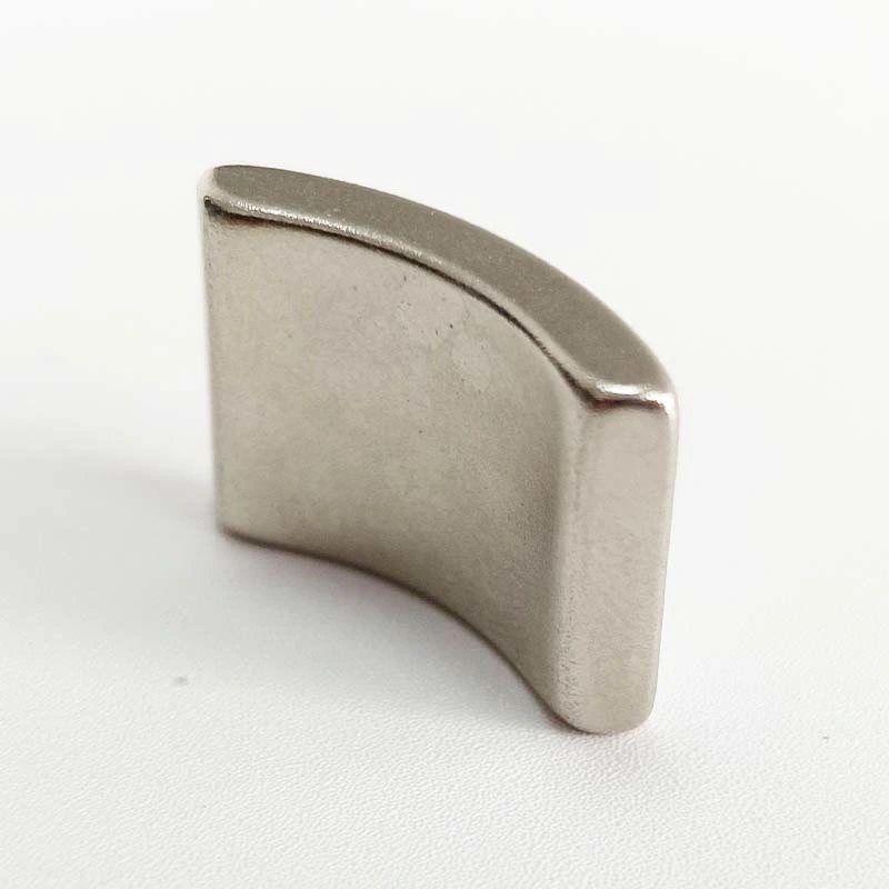 Free Sample N38 Radial Pole Rare Earth Neodymium BLDC Segment Arc Magnet