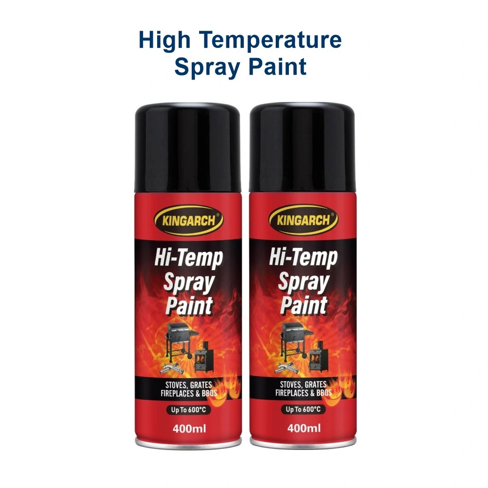 Tubo Aeorosl Exhuast exterior de la pintura de plata de alta temperatura/aluminio con pintura en aerosol Alta Temp.