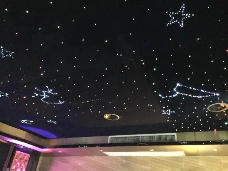 RF RGB Star Ceiling Shooting Optic Light Ceiling Panels Car Starlight Headliner