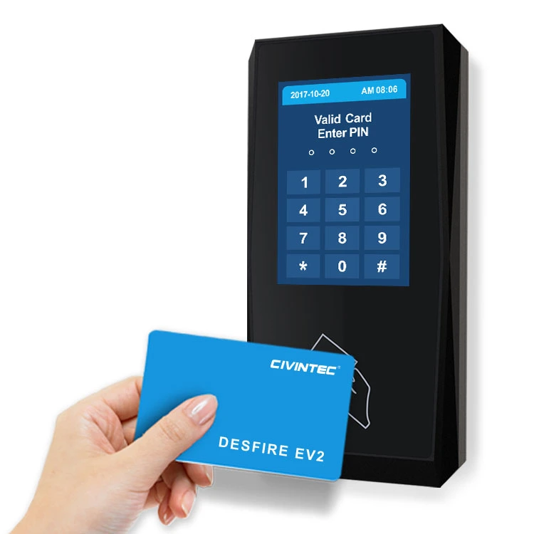 Cloud HTTP TCP IP 4G Keypad NFC Access Control Card Reader Barcode Scanner Door Access Control System