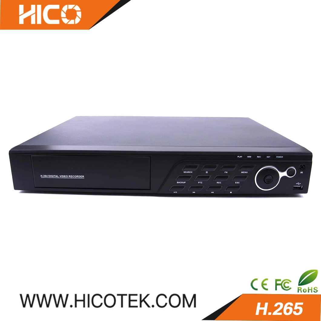 Hicotek Unique H. 265 DVR Real Time 1080P Hybrid Recording CCTV IP Camera Kits DIY Surveillance System
