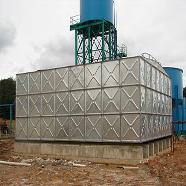 1.22*1.22m Hot Dipped Galvanized Bolted Pressed Steel Panel Water Storage Tanks