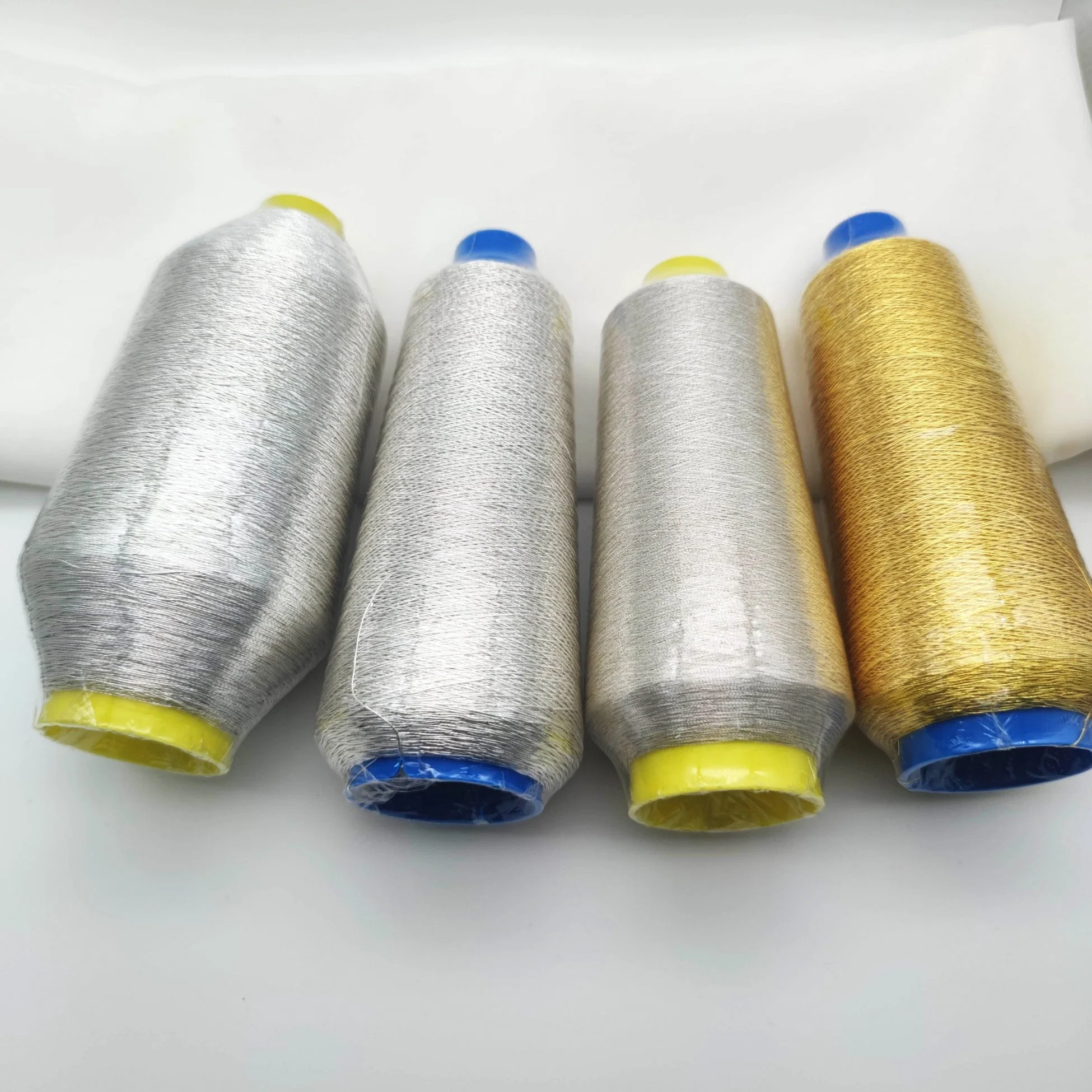 Various Kinds of New Metallic Yarns for Embroidery Knitting Threads