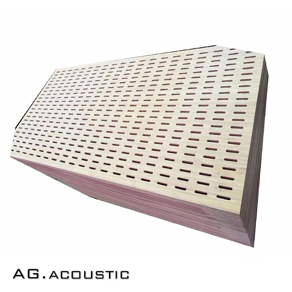 AG. Acoustic Wooden Micro Perforation Sound Absorption Wall Cladding Panels