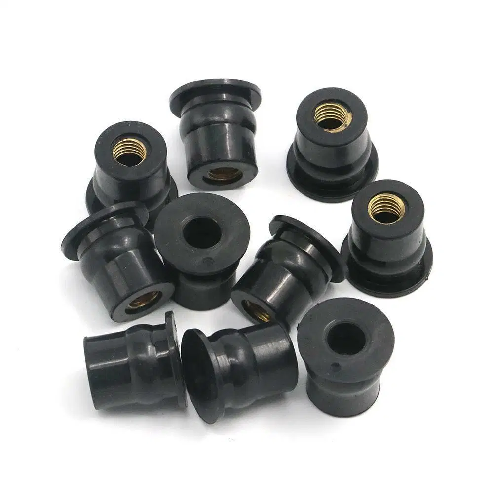 M6 Brass Insert Rubber Well Nut M4 M5 M6 M8 Rubber Nut