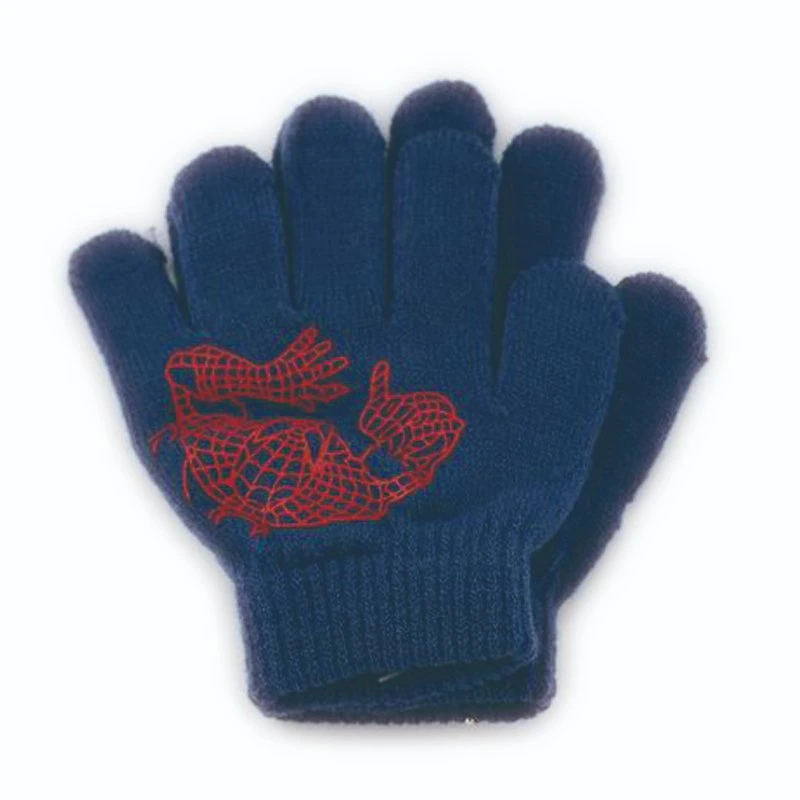 Children's Sublimation Printing Cartoon Acrylic Polyester knitted Warm Gloves