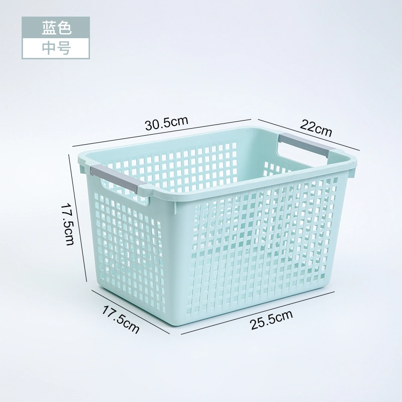 8234 Wholesale/Supplier Kitchen Living Room Sundries Hollow Plastic Storage Basket