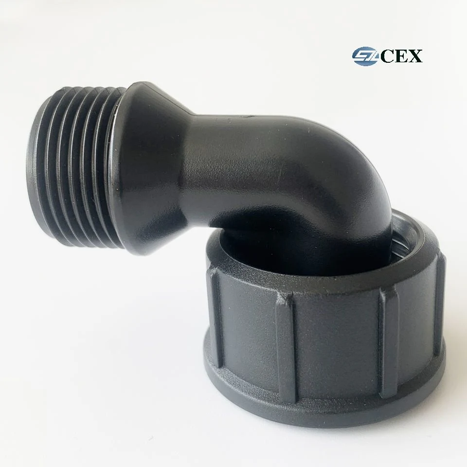 Customized OEM Injection Molding Plastic Swivel Joint Pipe Connector