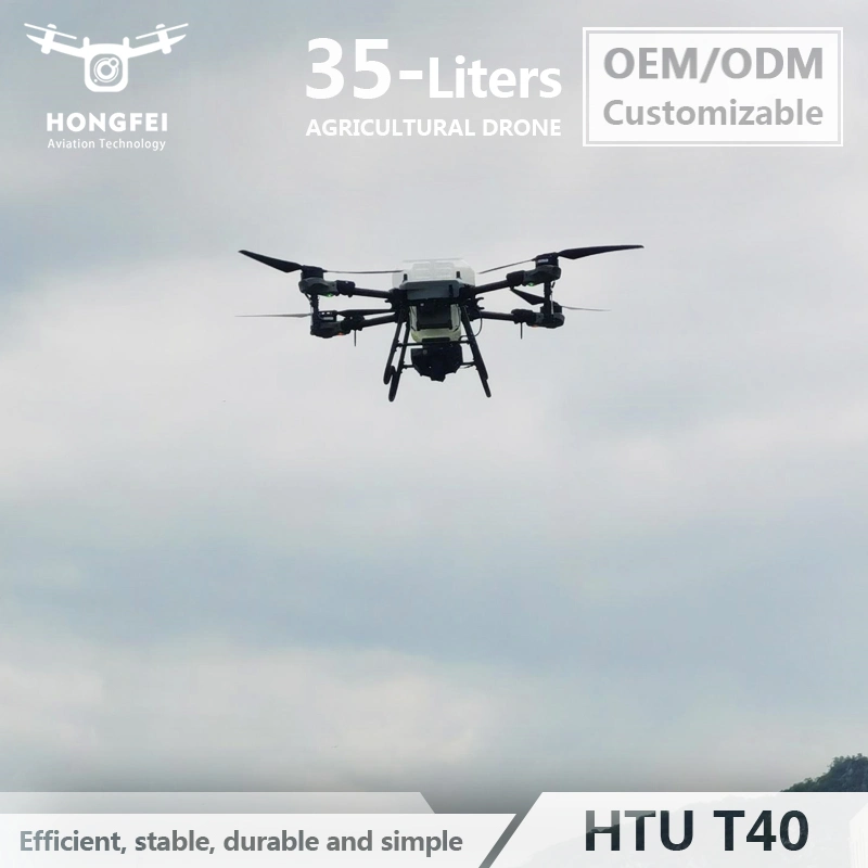 OEM 4-Axis 35L Drone Agricole Électrique Pliable à 4 Axes Pulvérisateur de Protection des Cultures