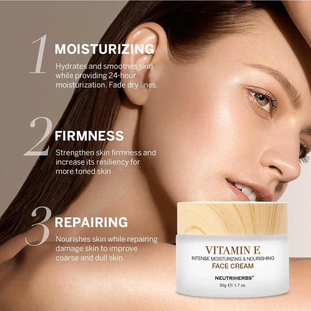 Top Hautpflege Feuchtigkeitspflege Whitening Organische Hyaluronsäure Vitamin E Gesichtscreme
