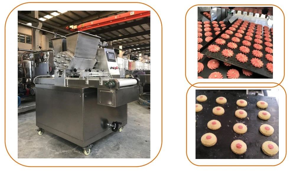 Full Automatic Double Color Colors Cookies Cookie Making Forming Machine