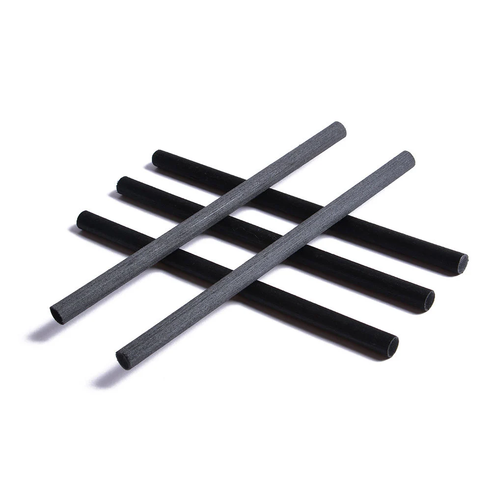 Hot Sale 3mm White Black Fiber Reed Sticks Glue Free Reed Rattan Diffuser Sticks Fragrance Fiber Stick